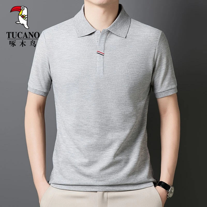 TUCANO/啄木鳥夏季透气男士翻领polo衫休闲半袖新款短袖商务t恤