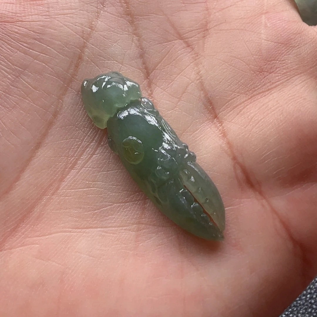 未镶嵌定制翡翠蟹钳