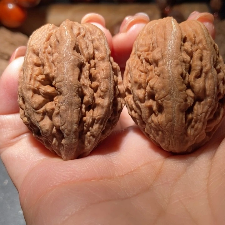 把件文玩核桃东北楸子小雪23