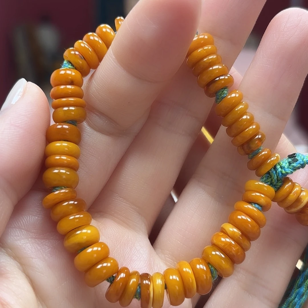 未镶嵌蜜蜡手链手链