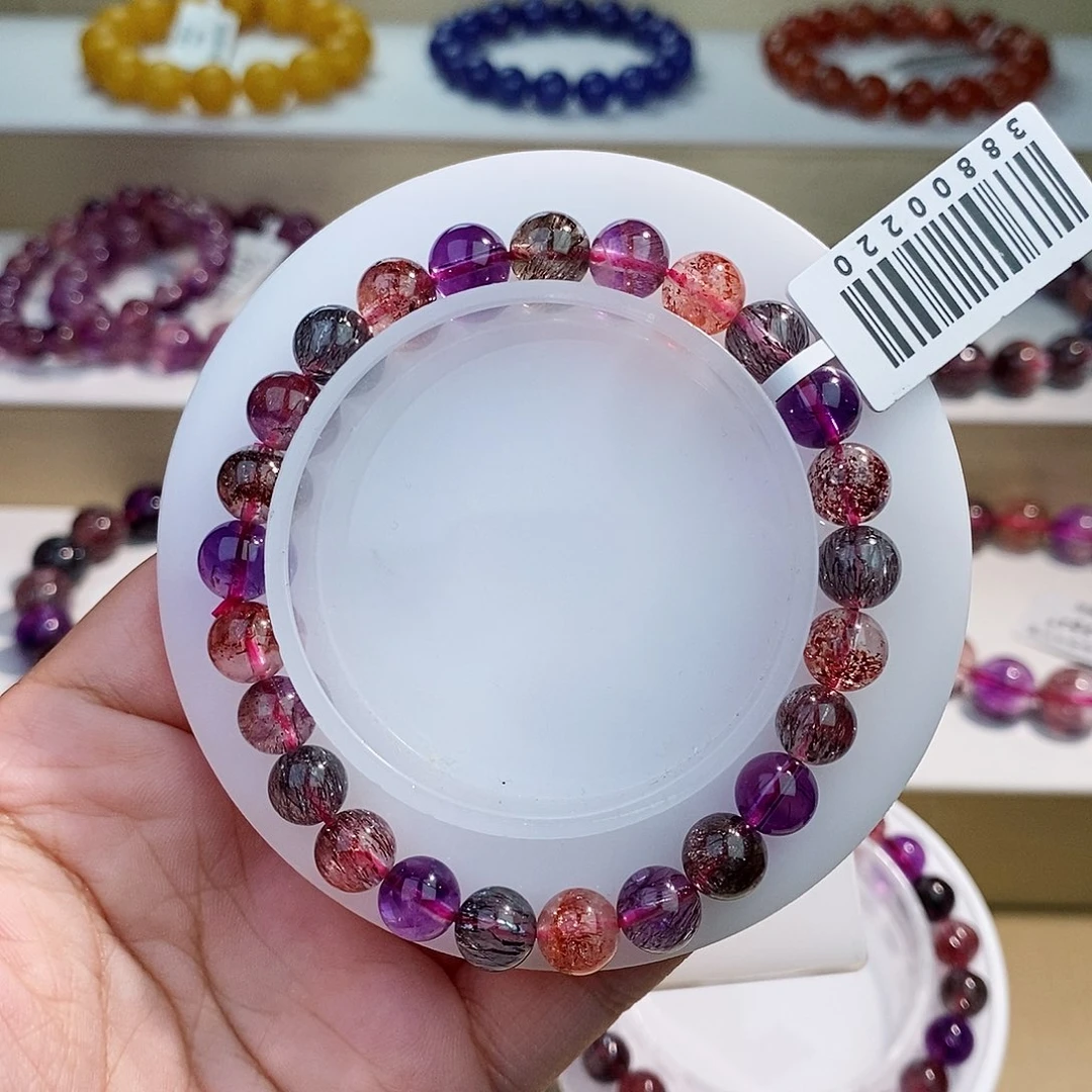 水晶手链未镶嵌黑加仑7