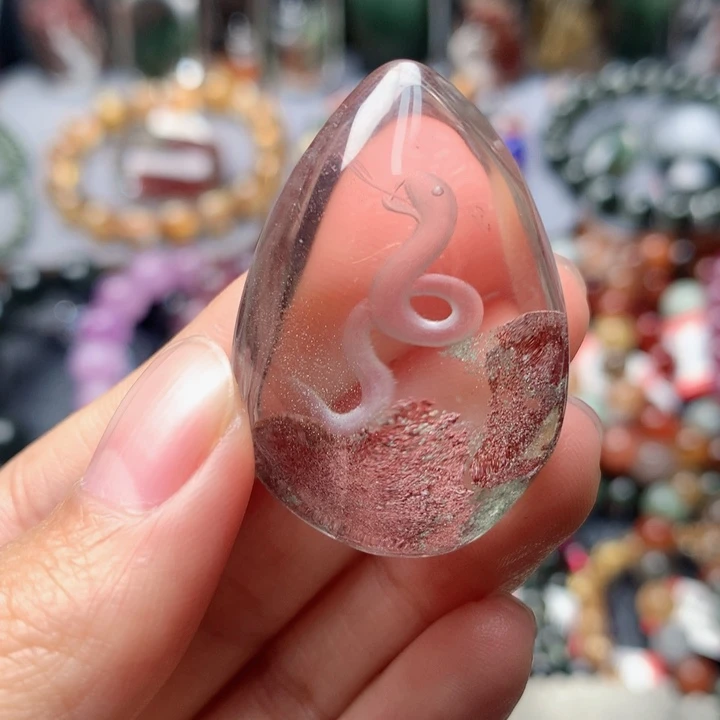 水晶吊坠(不含链)未镶嵌