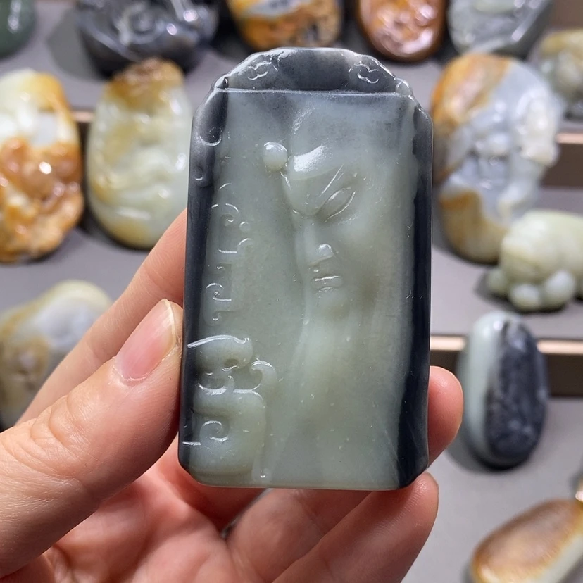 【闪购商品】和田玉未镶嵌挂件任*雄