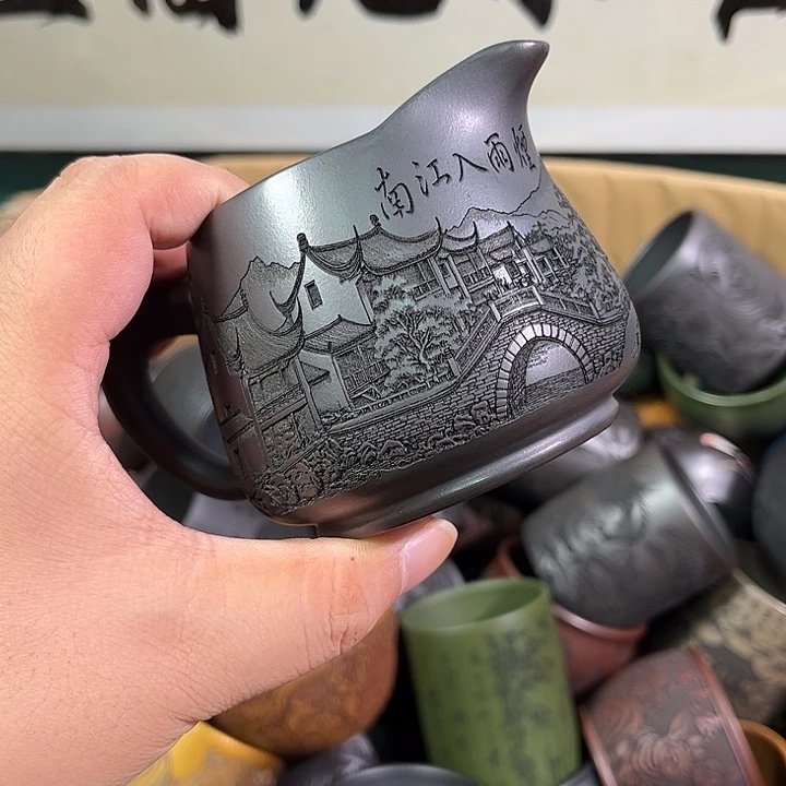 茶杯紫砂全手工紫砂主人杯