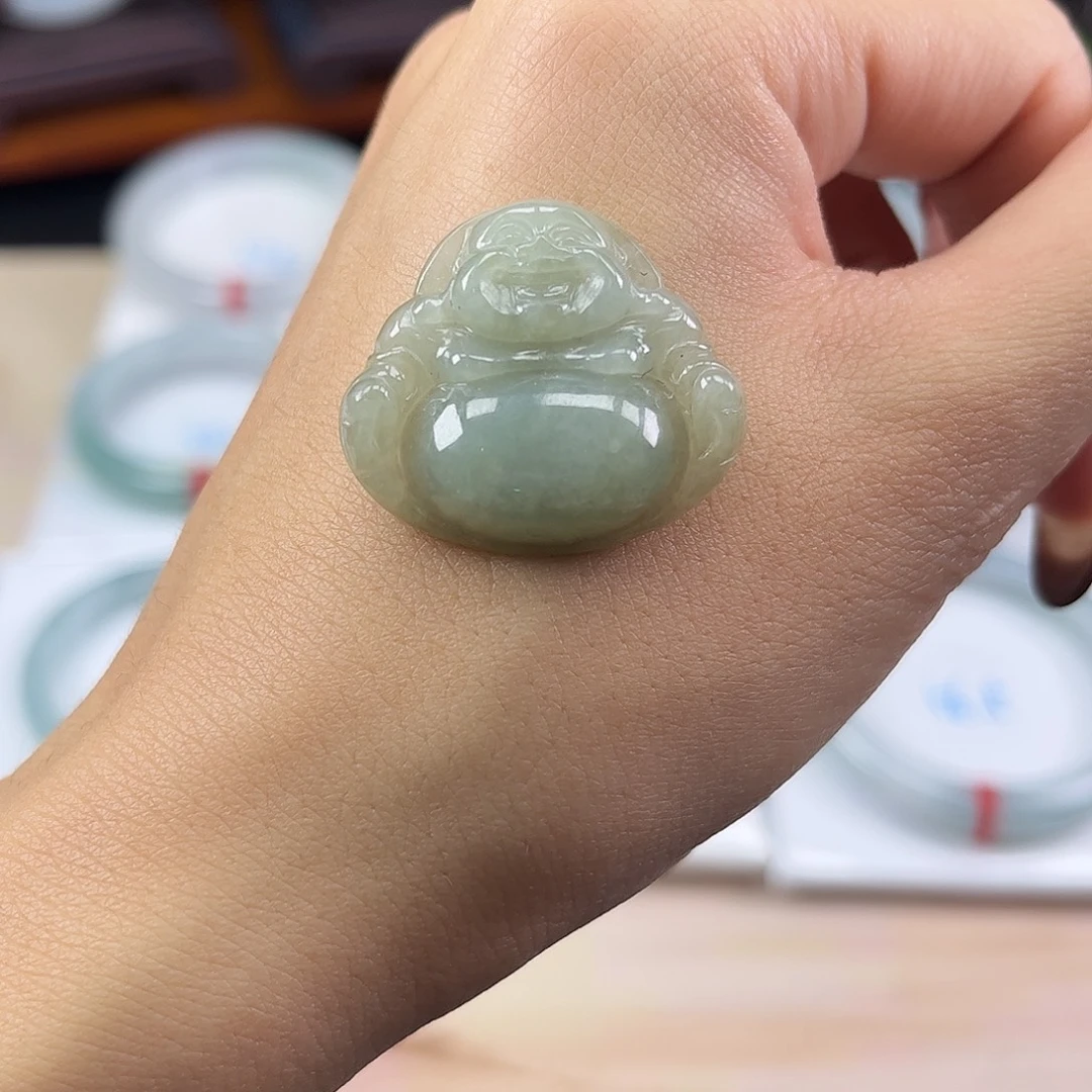 翡翠裸石翡翠佛公