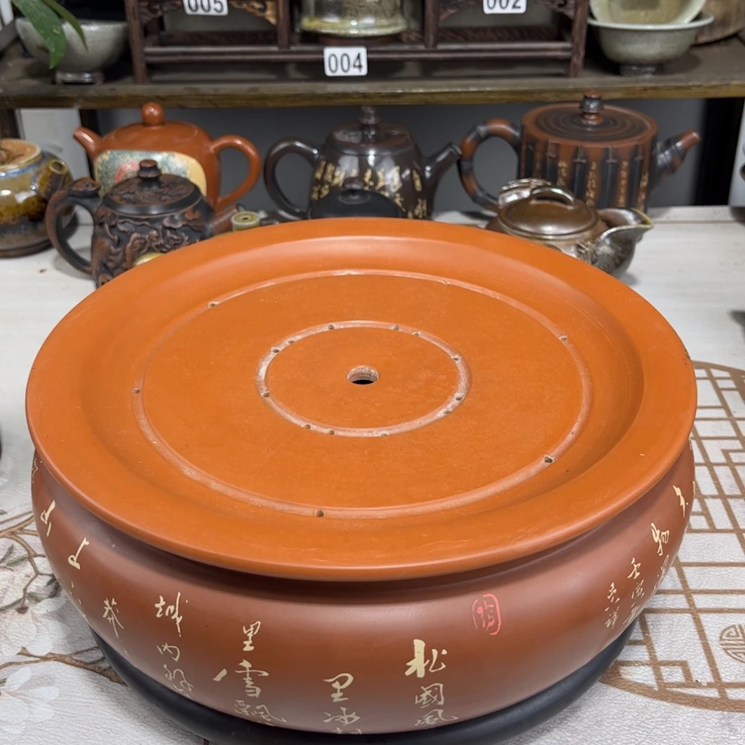 颜***苛古法传承裸坯柴烧极品窑宝