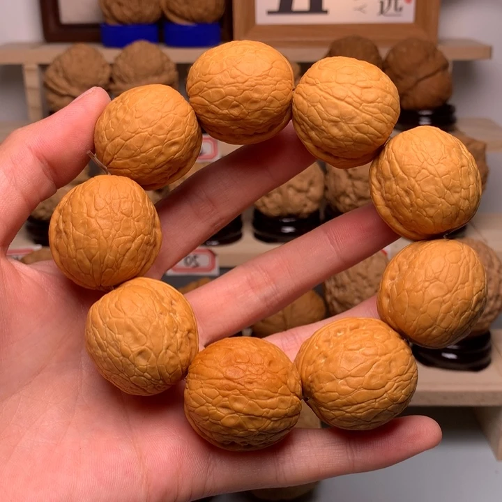把件文玩核桃57龙眼串30尺9颗