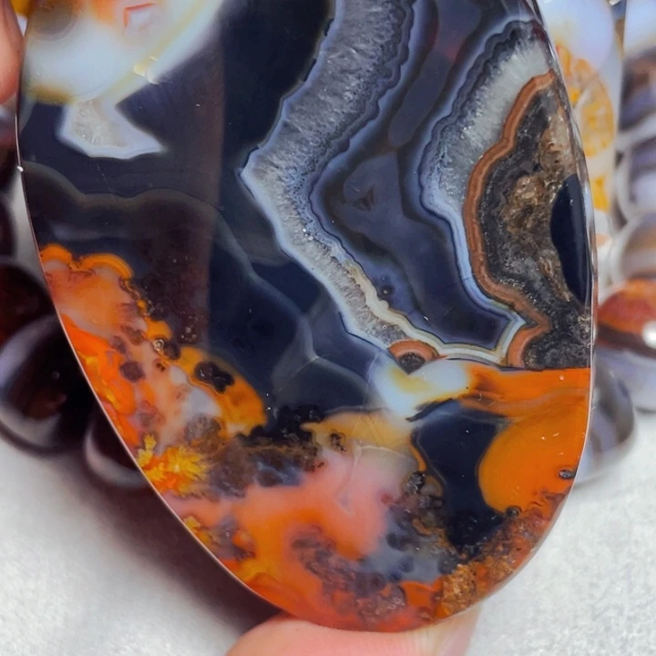 流***星玛瑙/玉髓合金玛瑙