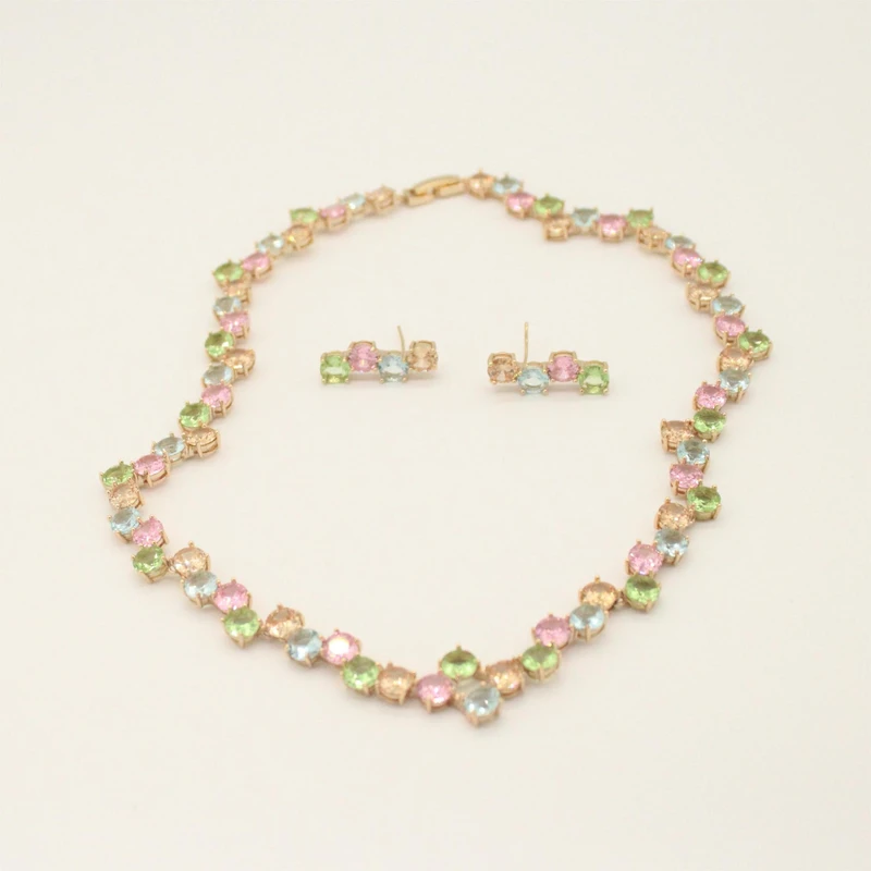 M037 多彩人生项链套装