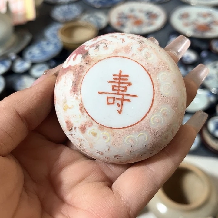 瓷片瓷片茶托非常不错