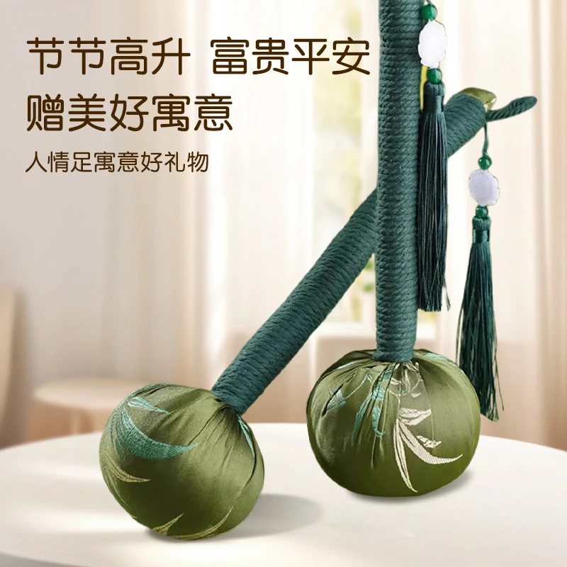 竹叶艾草锤按摩锤经络敲打艾草锤养生锤
