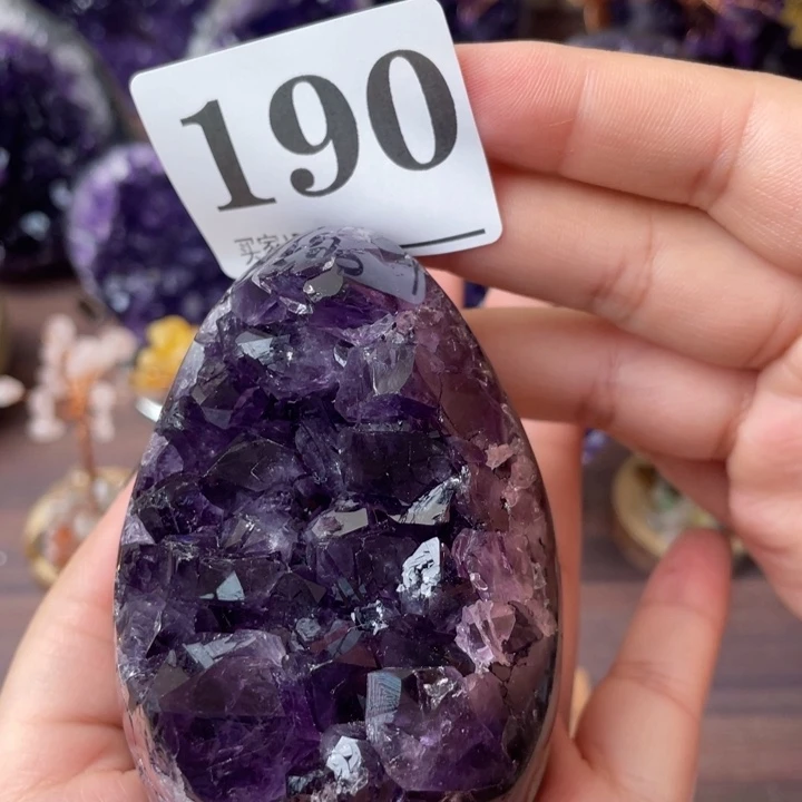 紫晶珠宝半成品未镶嵌