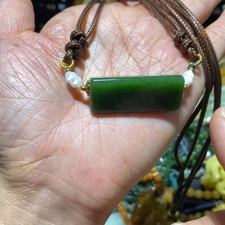 岫玉岫玉吊坠未镶嵌