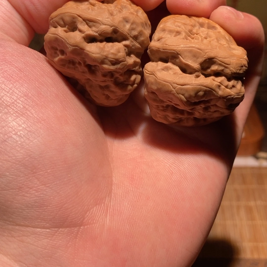 万***名文玩核桃吊坠蛤蟆头D11