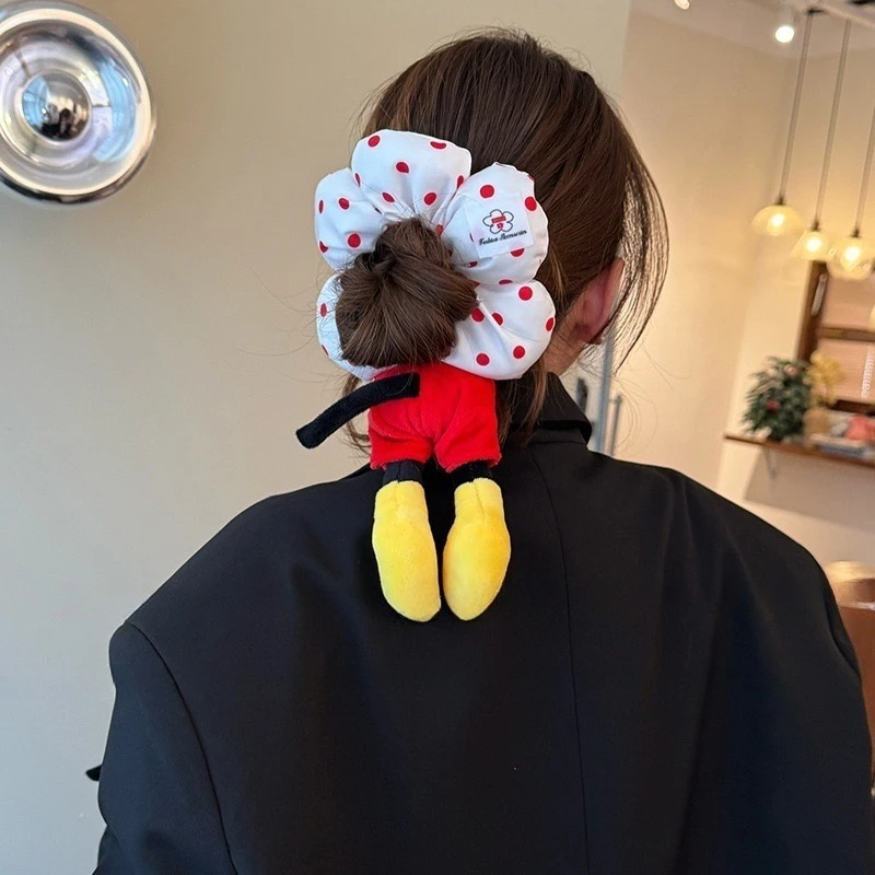 搞怪可爱屁屁大花朵头绳新年闺蜜乐园发饰甜美拍照网红发圈高级感