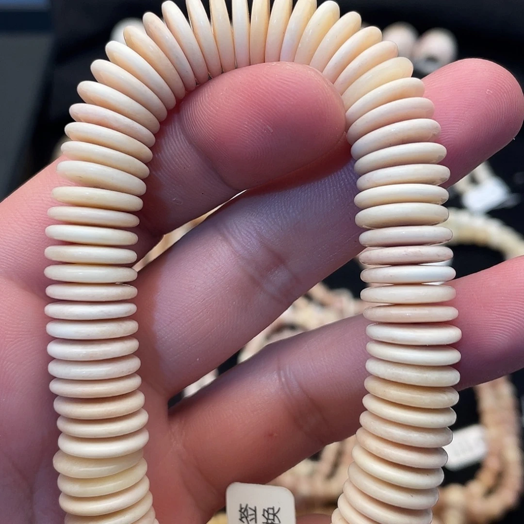 白玉菩提手串精品驼骨药片