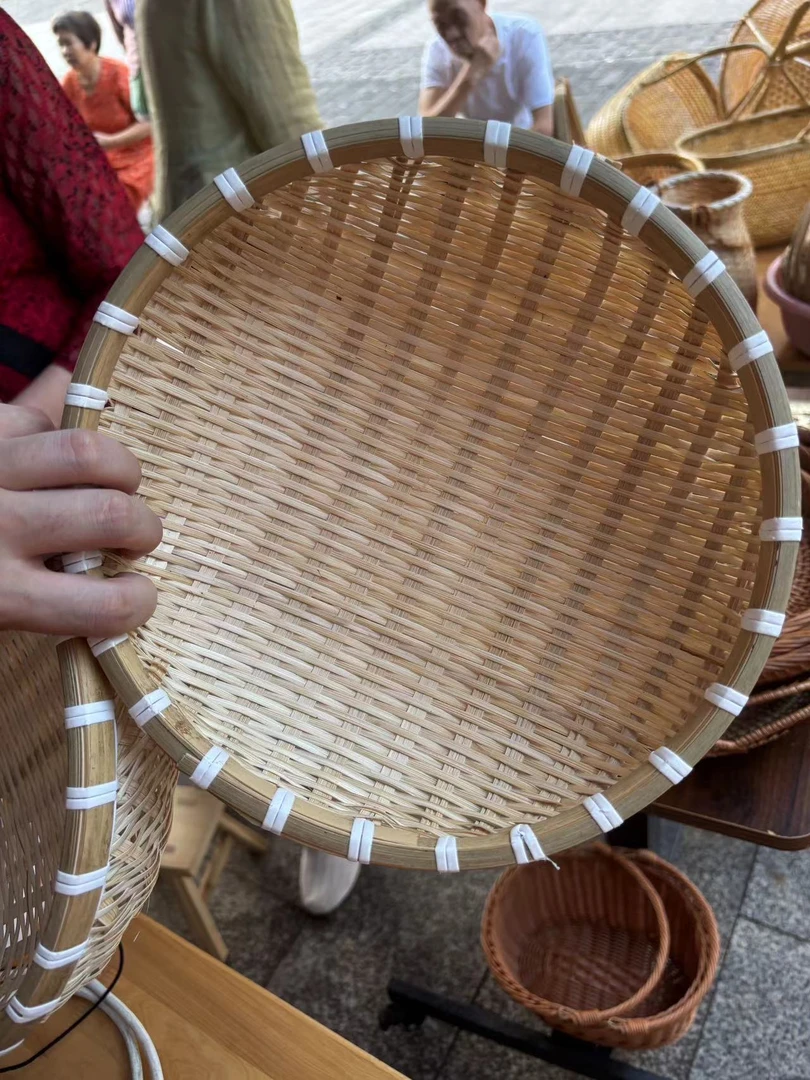 农家自竹编馒头筐30厘米