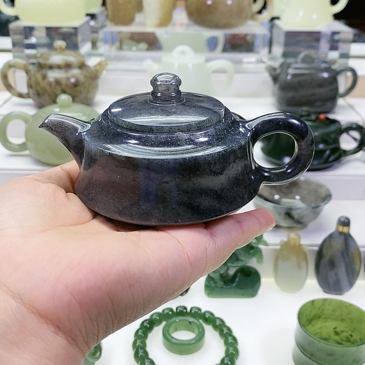 未镶嵌和田玉挂件龙****5茶壶