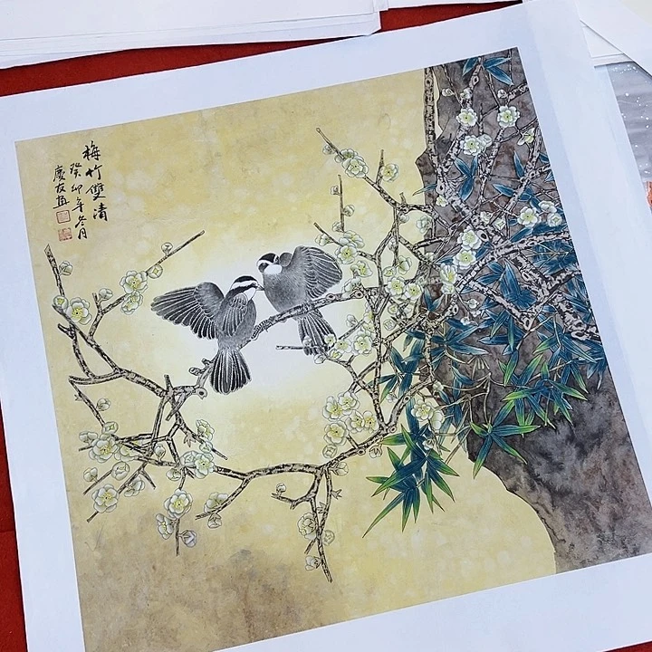国画手绘图的制作方法和技巧