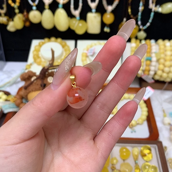 手链蜜蜡未镶嵌吊坠