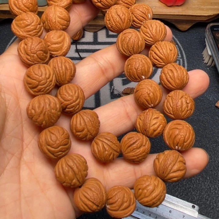 桃核手串龙纹桃核5