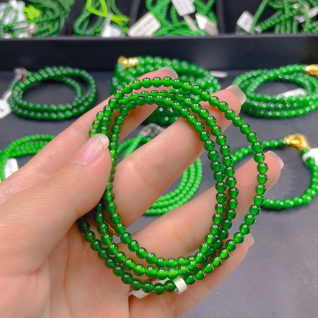 翡翠未镶嵌颈饰