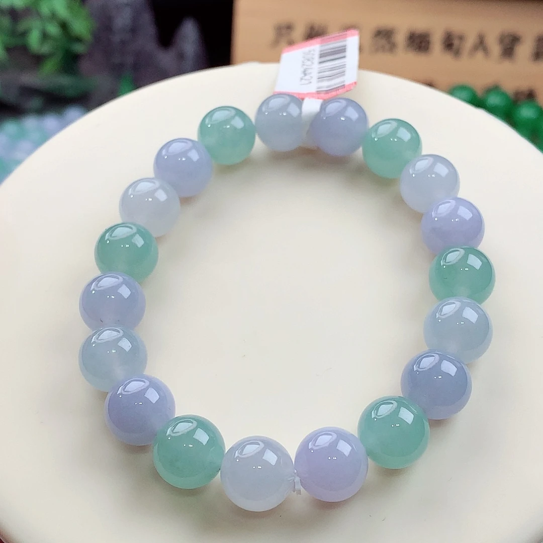 未镶嵌手链翡翠卡10mm