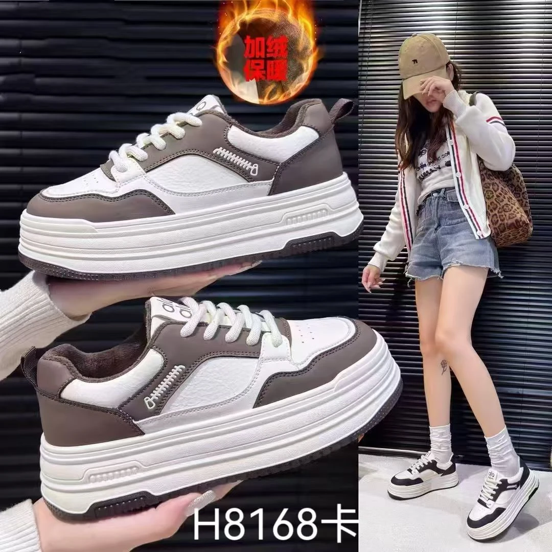 【专属】H8168板鞋女2025新款鞋子百搭超轻便小白鞋学生休闲鞋