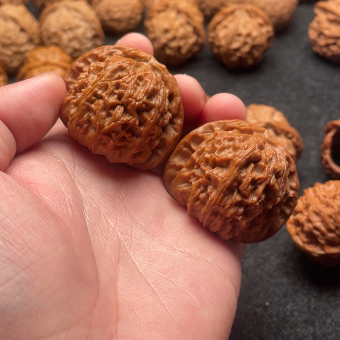 文玩核桃吊坠43全品白狮子