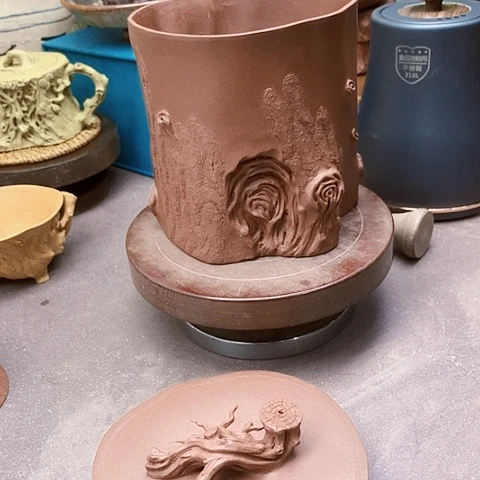 茶壶紫砂浩全手工制作的手工制作工艺品