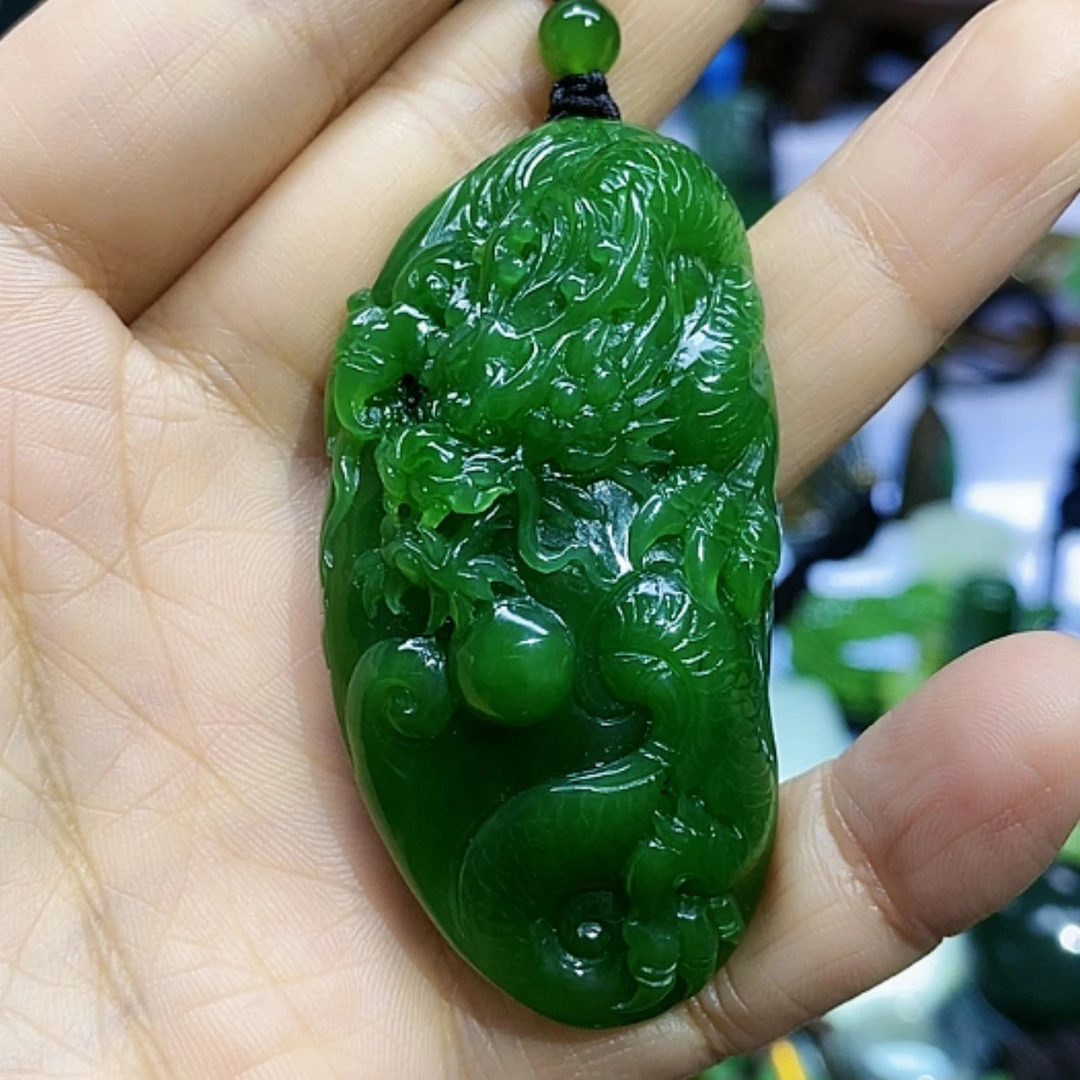 【闪购商品】未镶嵌和田玉（碧玉）挂件