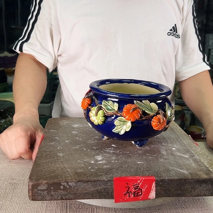 泳坤堂石湾盆鱼****7陶瓷