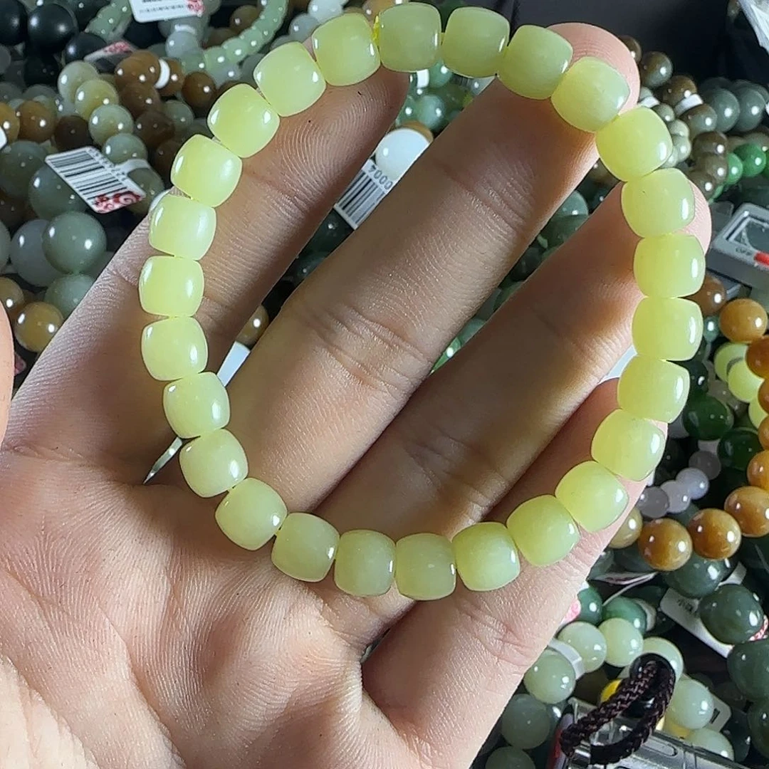 和田玉手链未镶嵌114