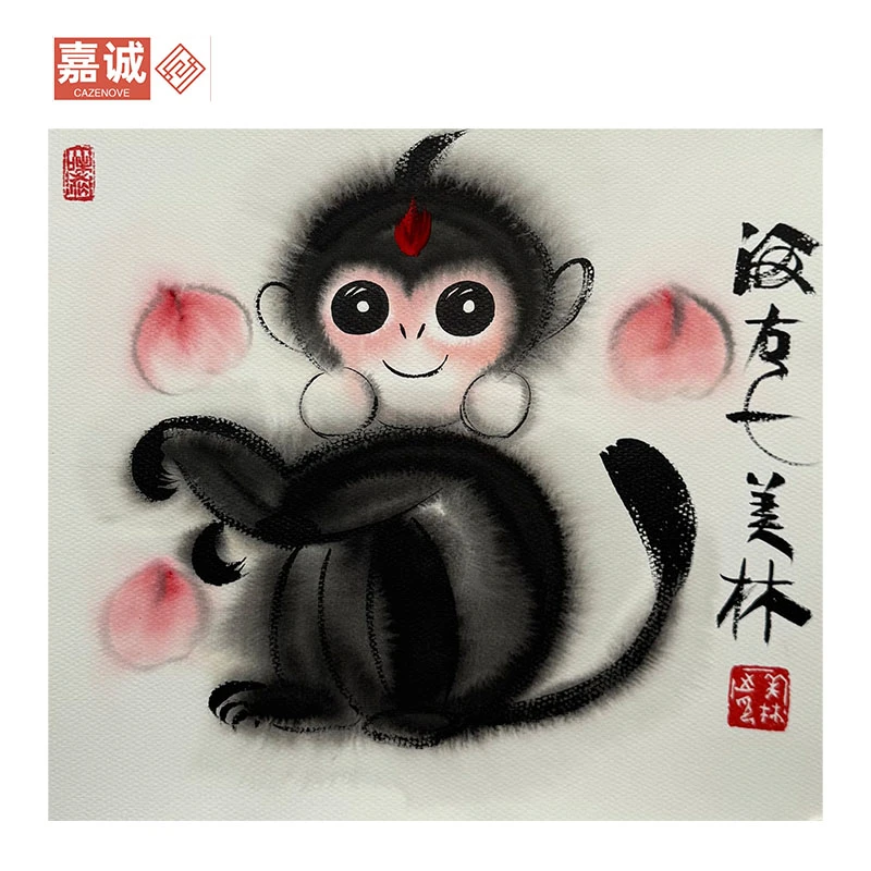 韩美林生肖猴35-37