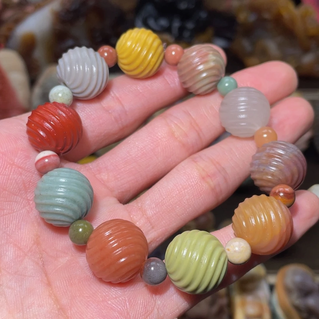 未镶嵌手串石英质玉