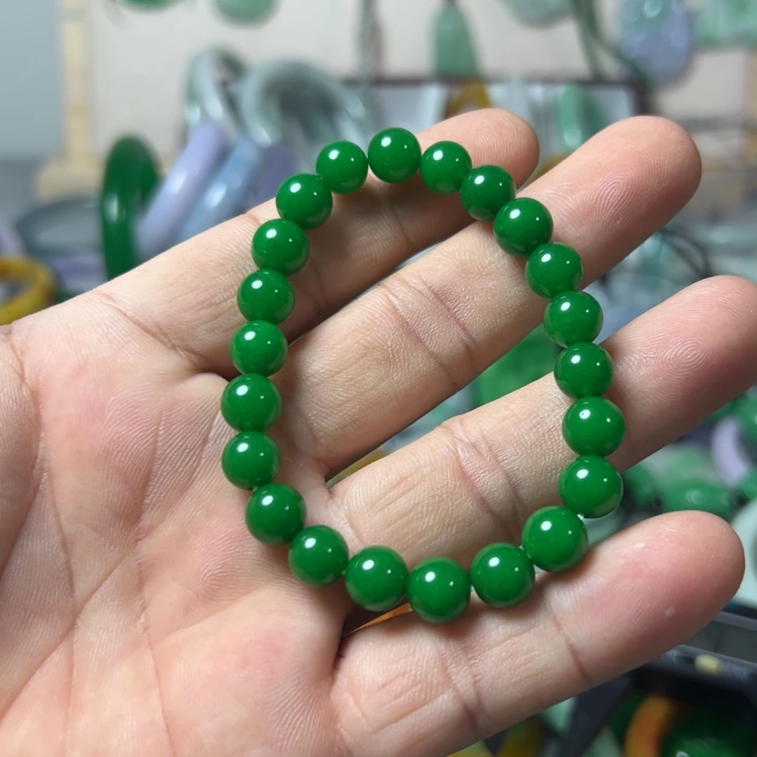 翡翠未镶嵌手链手串