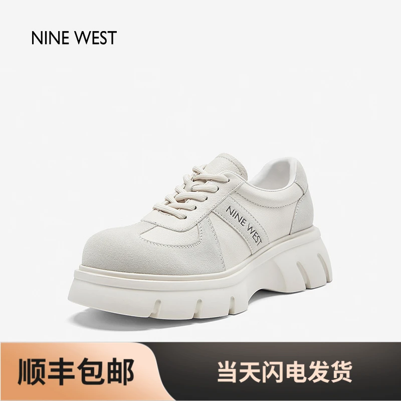 Nine West/玖熙新款百搭厚底休闲鞋时尚百搭舒适女鞋NM448007RK