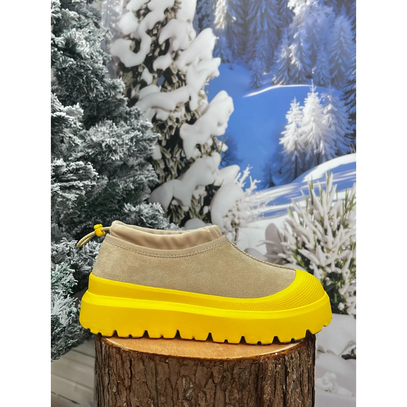 男女同款羊皮毛一体雪地靴