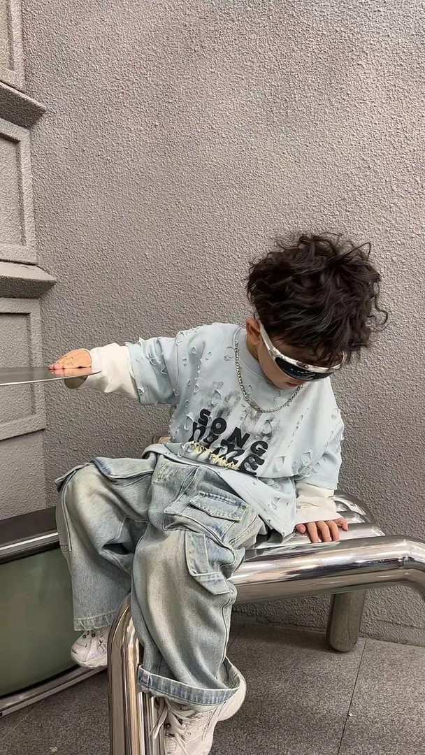 【财阀私服】男童韩版春季休闲时尚男童套装-55春