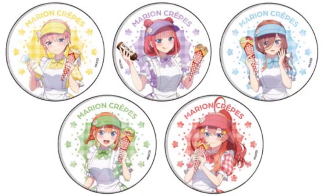 【日谷】五等分花嫁-可丽饼店员-吧唧盲盒（代拆）