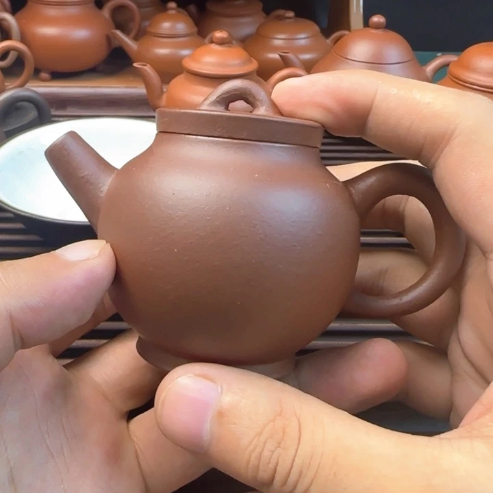 紫泥半手工橄榄宫灯85cc