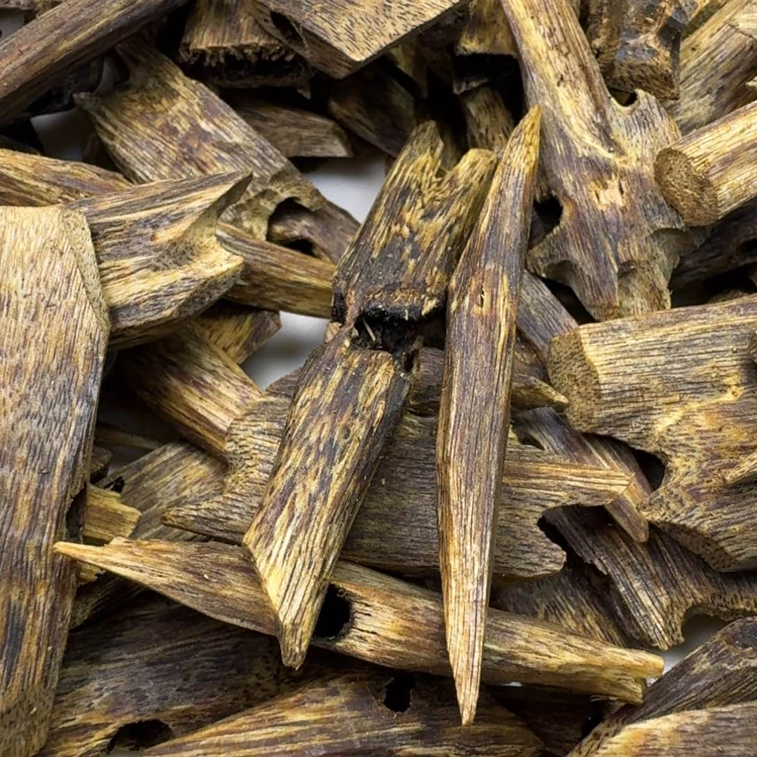 沉香沉香碎屑白棋乌身圆叶高油块料50g