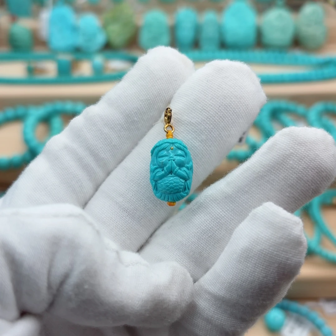 绿松石未镶嵌珠宝奇石