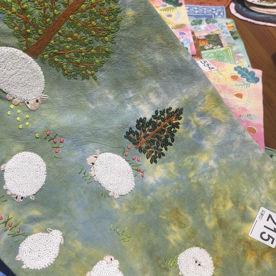 规格30.50刺子绣茶席