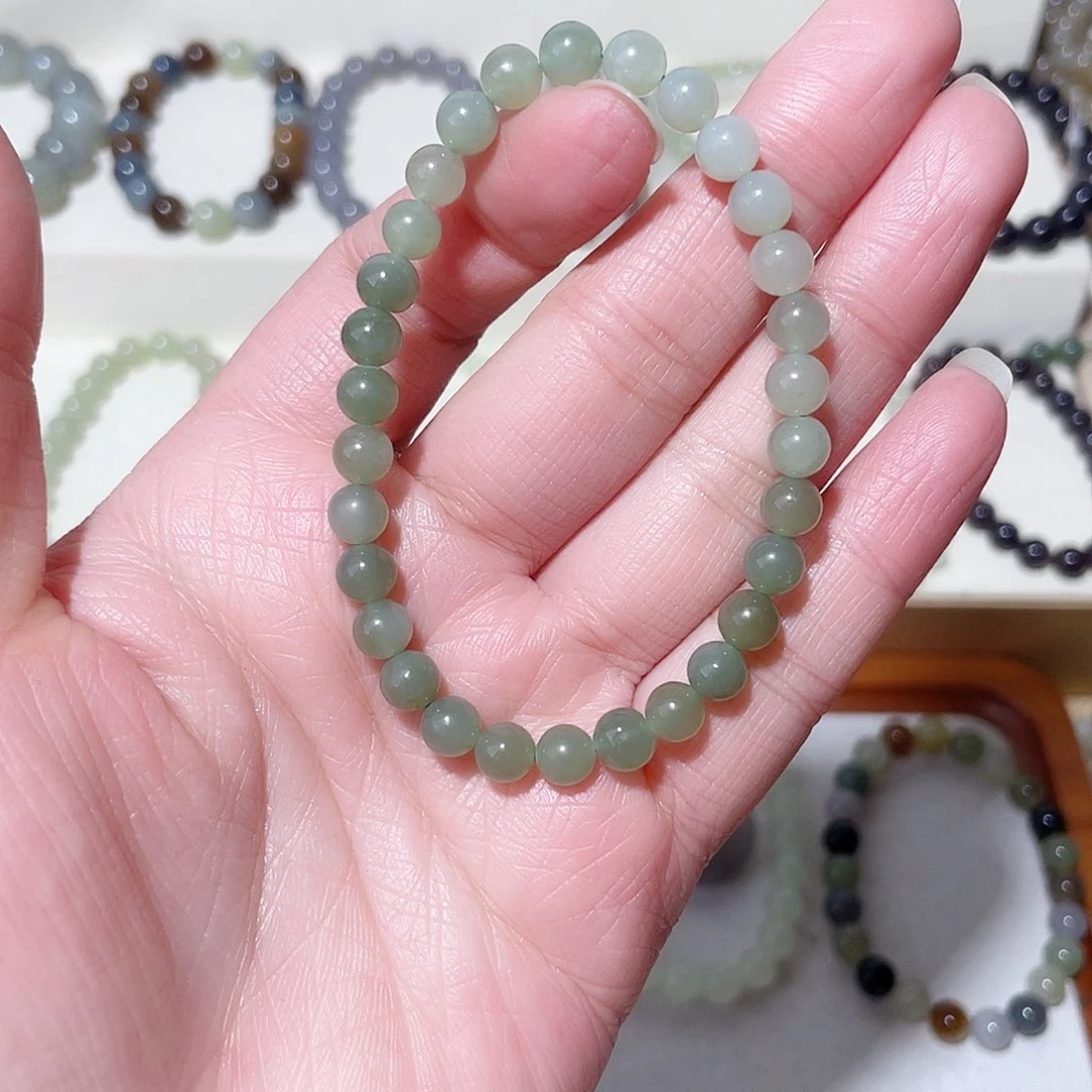 和田玉手串未镶嵌