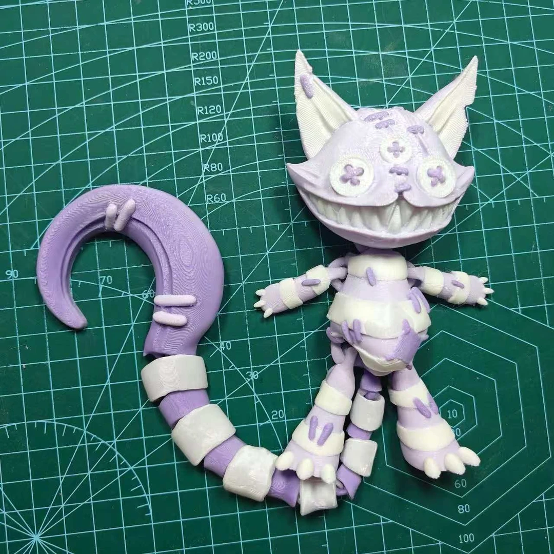 3d 打印模型摆件长尾柴郡猫包包挂件冰箱贴小众玩偶谷子家居好物