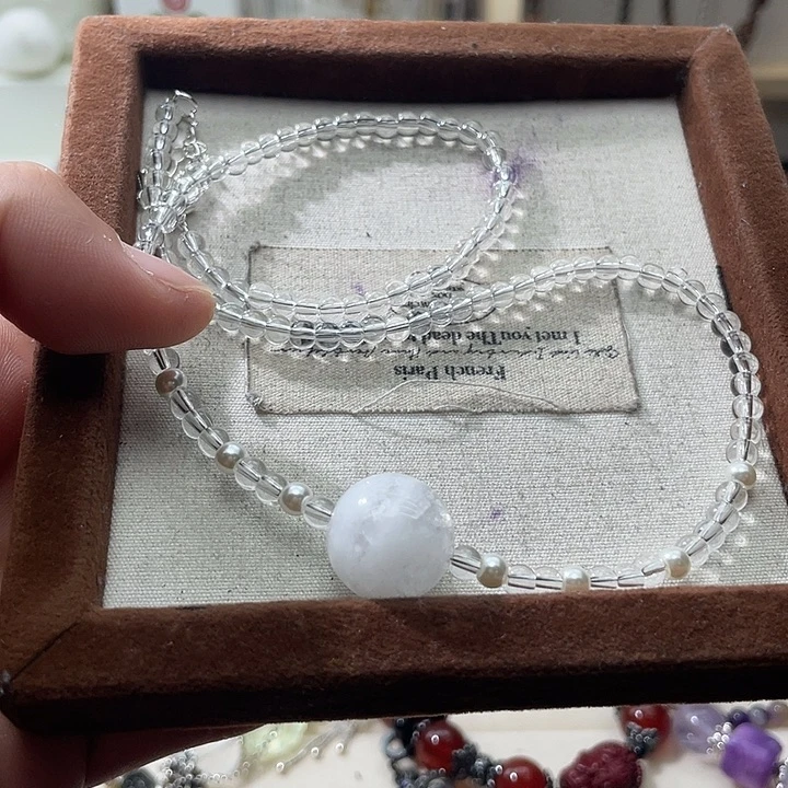 木质设计款项链手链