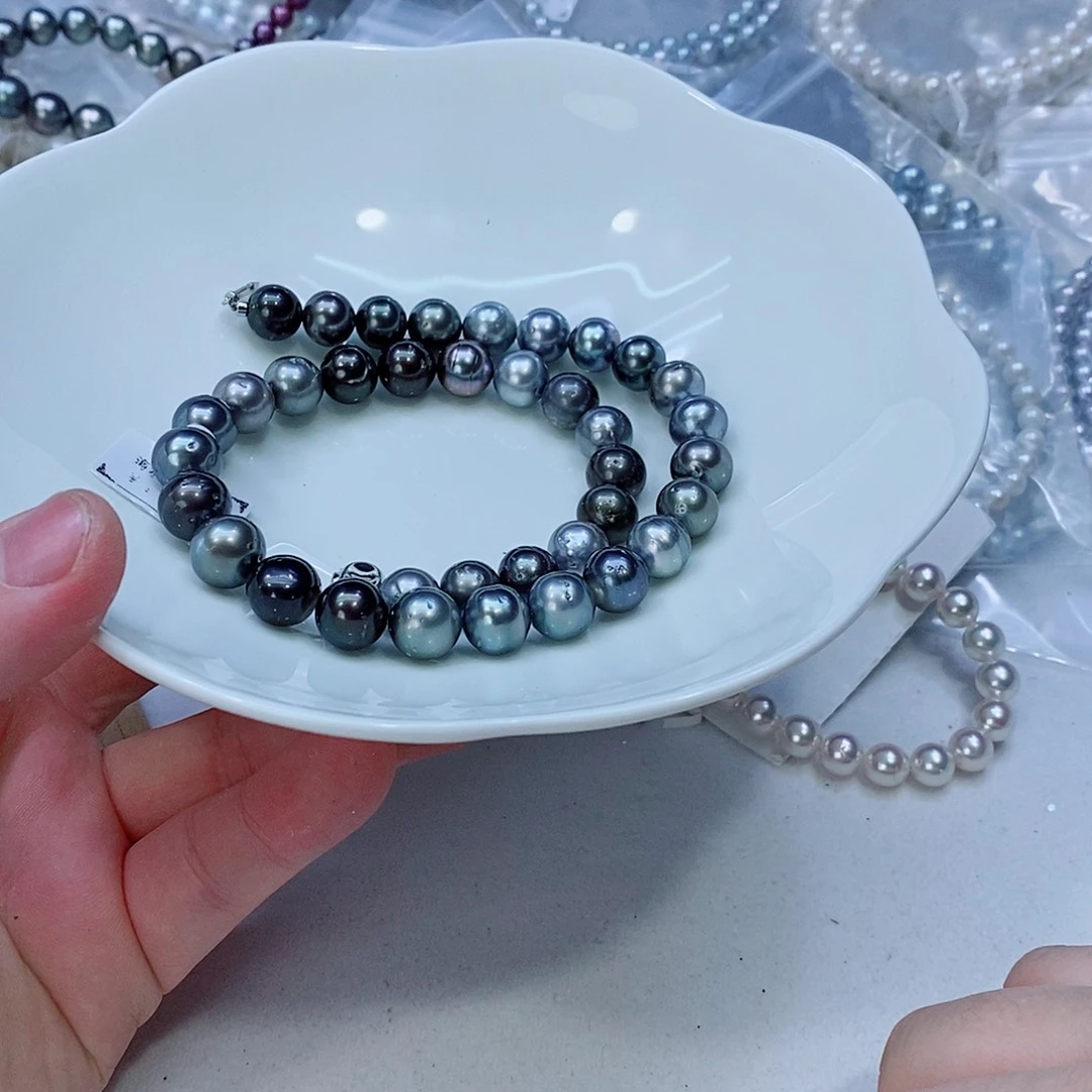 海水珍珠颈饰银S925镶嵌