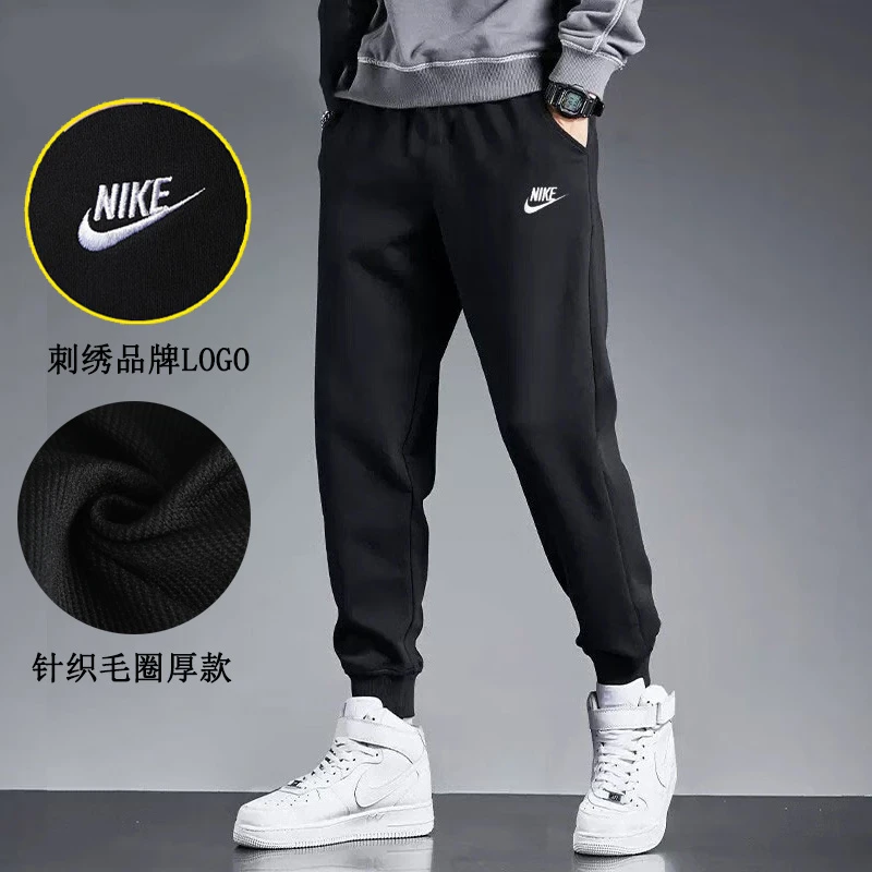 【精选】Nike耐克裤子男收口新款长裤卫裤运动裤男BV2680大码