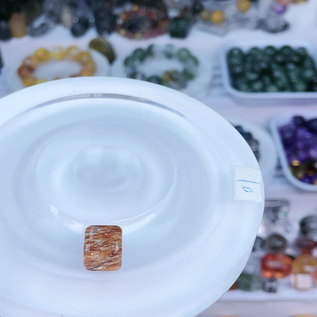 水晶单珠打孔不退不换未镶嵌